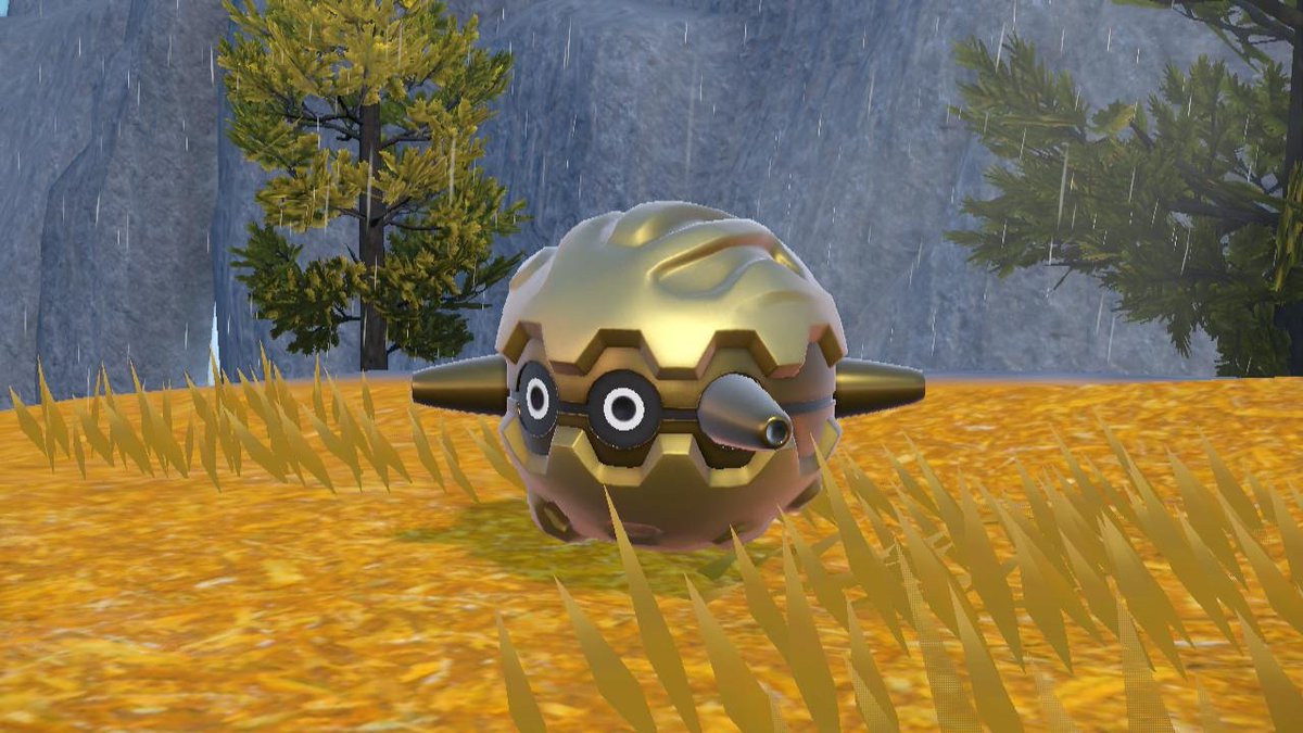 Rheycore's tweet photo. shiny forretress in scarlet/violet is crazy because they changed what was probably one of the most mediocre nothing shiny pokemon into one of the best, what actual proper metallic materials do to an mf https://t.co/MVg1PkBkW1