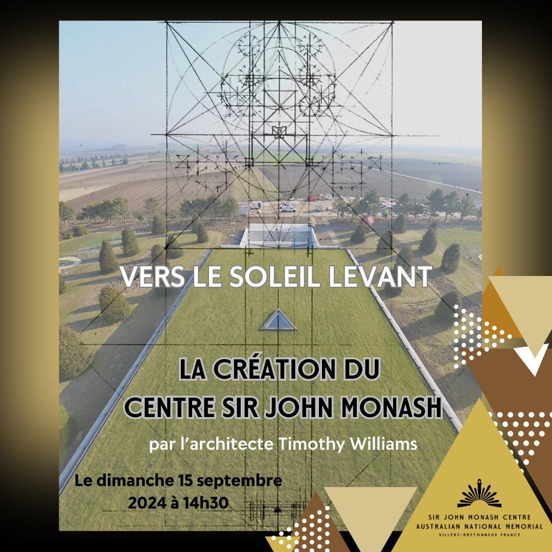 sirjohnmonash's tweet photo. Rejoignez-nous pour une conférence tenue en 🇫🇷 par l’architecte Timothy Williams qui portera sur l’architecture du SJMC et les décisions clés qui sous-tendent le bâtiment.

📅15/09/2024
⏰14H30
📍SJMC
Entrée gratuite

Réservez dès maintenant: https://t.co/VDQki3Aq0w https://t.co/KnYjepbmFh