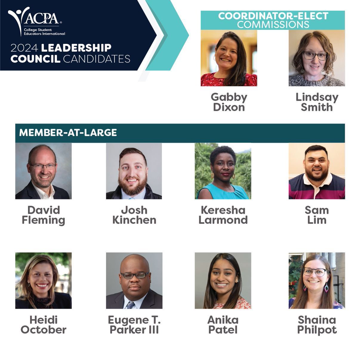 The voting process is now open for the 2024 Leadership Council Candidates! ACPA Members--check your membership-associated email address for the voting link and be sure to cast your ballot by 30 August at 11:59pm ET!