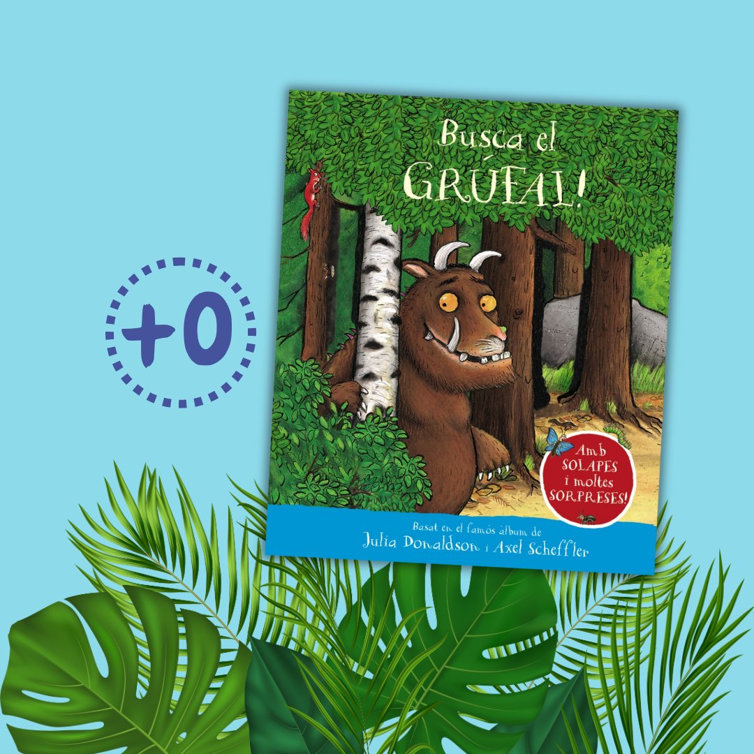 Aixeca les solapes per a trobar el grúfal👀! El petit ratolí l’està buscant, l’ajudes a trobar-lo? Treu el cap per les roques, mou els arbustos, observa amb atenció la copa dels arbres, i descobreix tots els secrets que amaga el bosc🌳!

📚 “Busca el grúfal!” - A partir de 0 anys