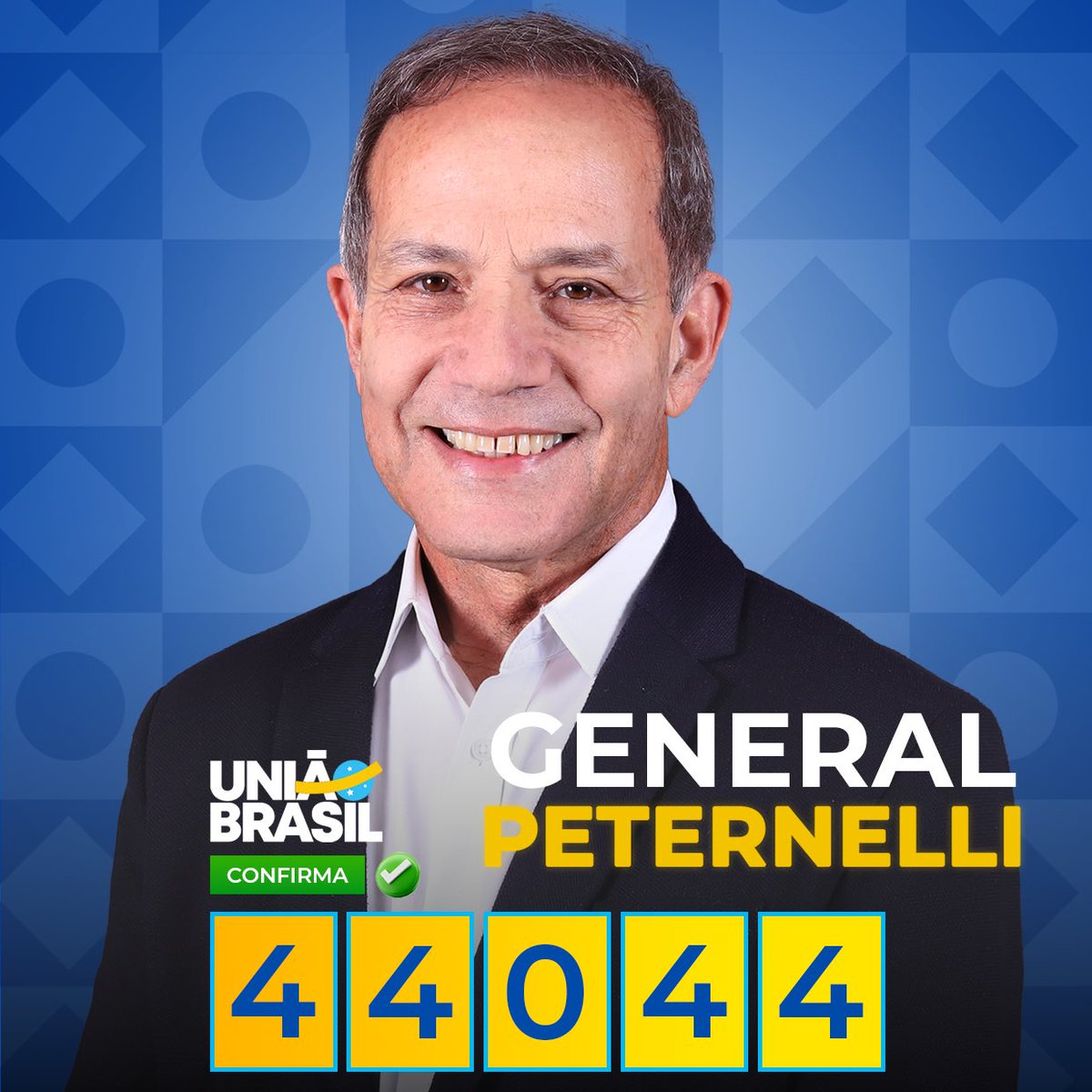 Bom dia! 44044 é o número que iremos digitar nas urnas no dia 06 de outubro! Prontos para escrevermos juntos uma história  de transformação para a nossa cidade? 
Para Vereador, General Peternelli! 44044! 

#saopaulo #vereadorporsp