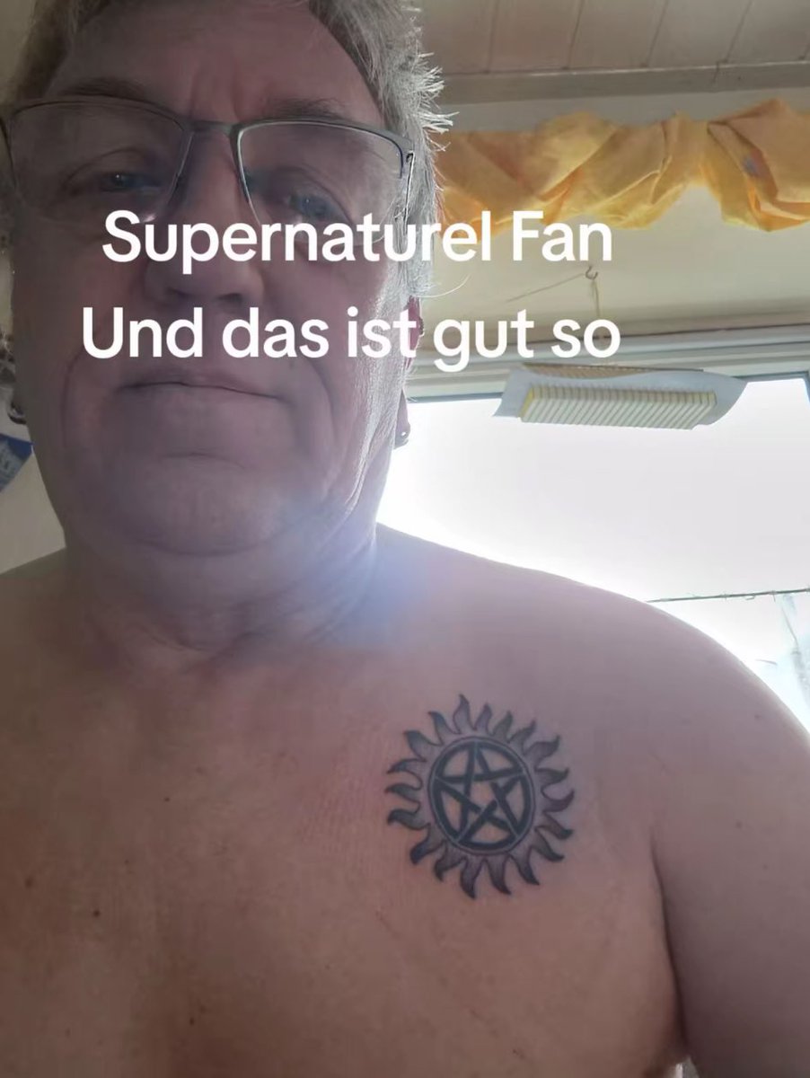 “jaja ele para de gostar de Supernatural” 

eu com 90 anos sendo fã INTACTO de Supernatural: