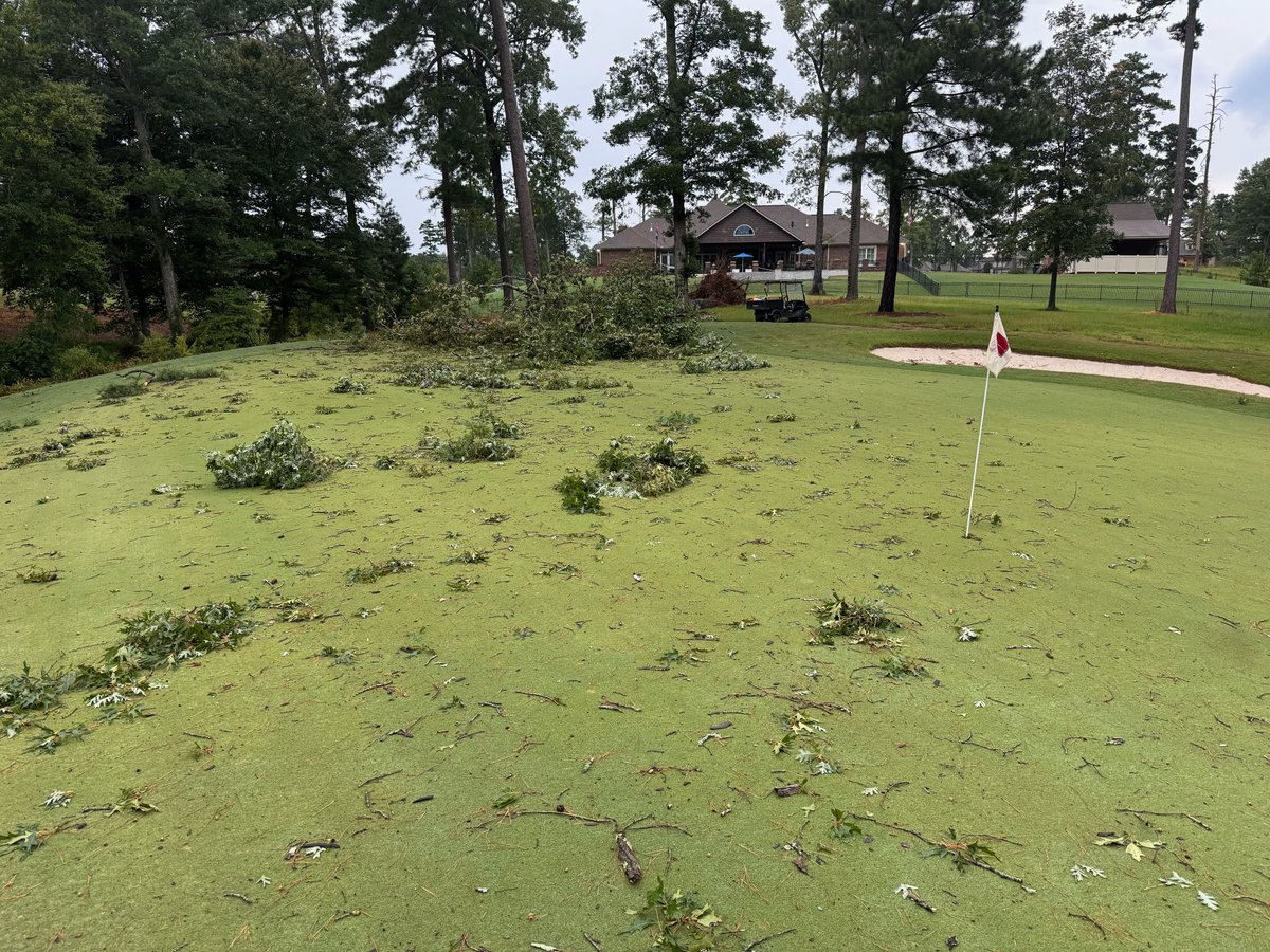 jordanpvance's tweet photo. 1 of the 4 trees that are down from the storm that blew through last night. Happy Monday 😑 #huffandpuff https://t.co/KsPa93VspC