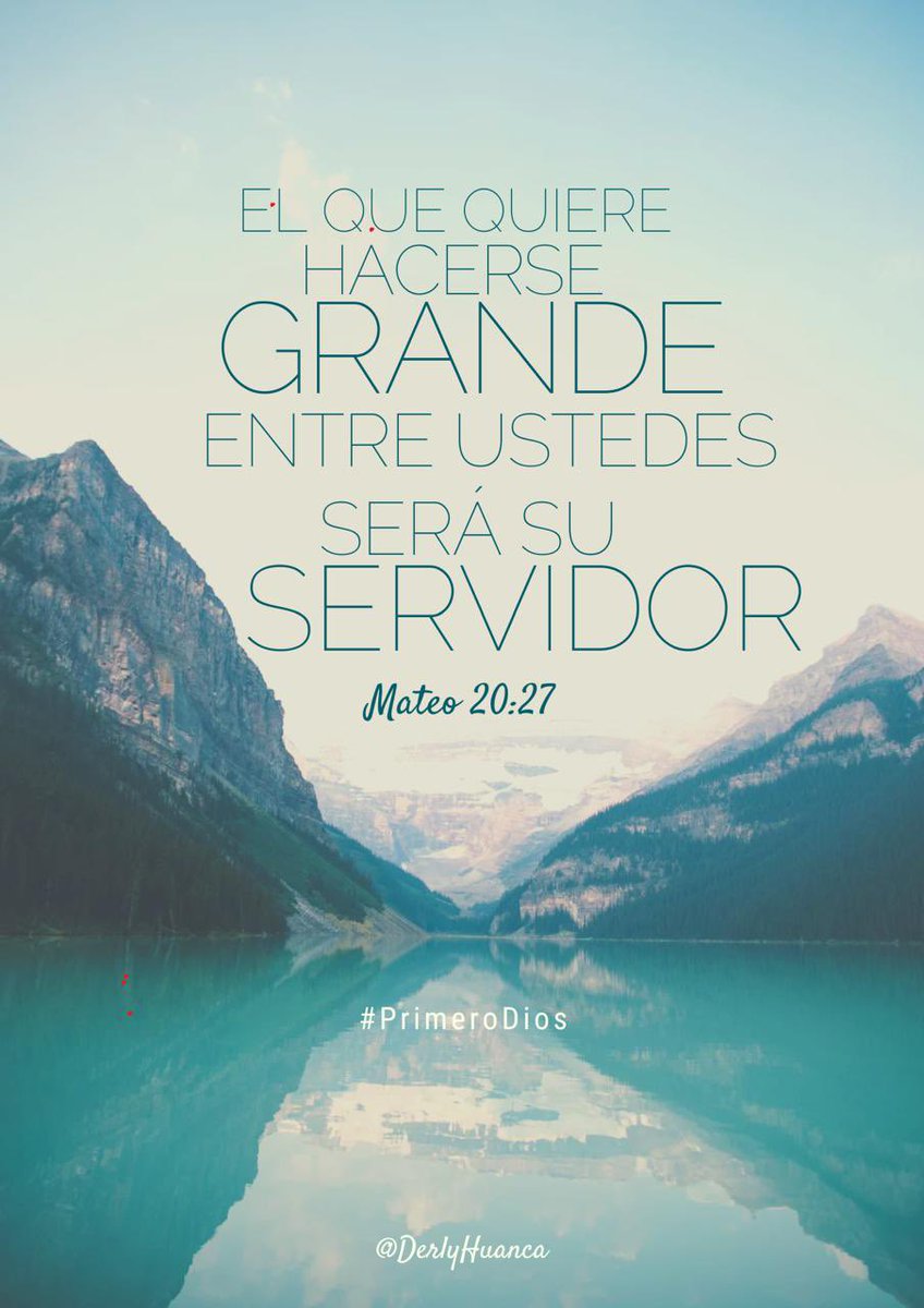 #rpSp | Mt. 20

📌Dios no actúa según los estándares humanos de justicia, sino por gracia. Confía en Su bondad.

📌En el reino de Dios, la grandeza no se mide por estatus o poder, sino por la capacidad de servir a los demás con amor y desinterés.

#PrimeroDios