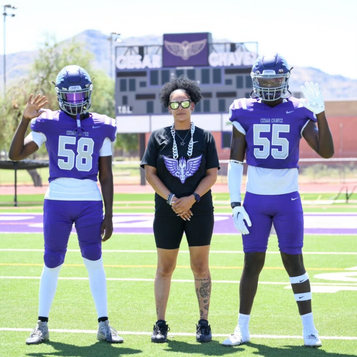 That time is almost here 🏈💜 #ChavezMade #BaselineBoys #SouthPhx #DontCountUsOut