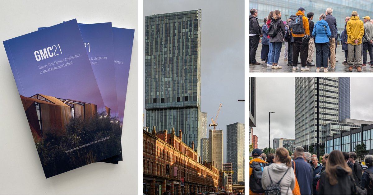 Inspired by their 2023 book GMC21, which looked at Manchester’s 21st Century architecture, <a href="/modernistmag/">the modernist®</a> have held a series of walks focussing on individual architectural practises work. The fourth and final walk was dedicated to the work of <a href="/SimpsonHaugh/">SimpsonHaugh</a>. bit.ly/4fNbkuz