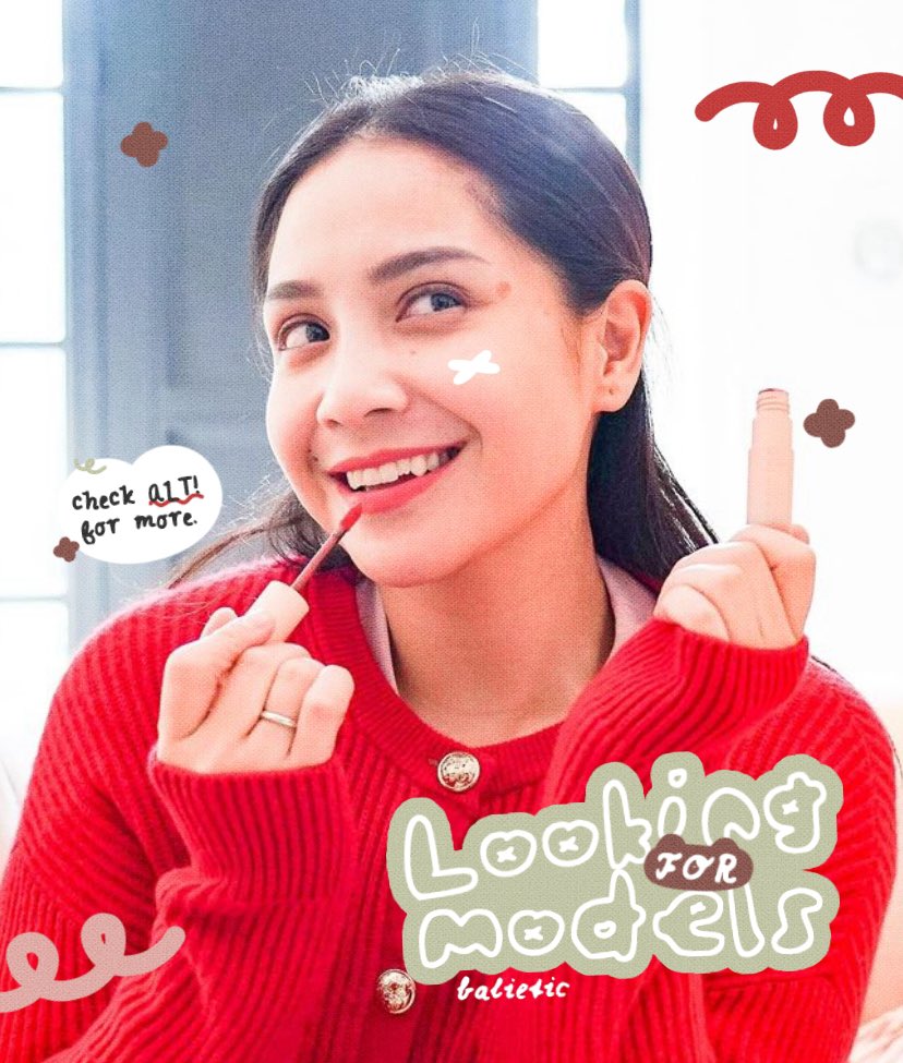 ꒰ .. a retweet will be appreciated!♡

halo! aku lagi cari model untuk katalog layout baruku, bisa cek ALT untuk ketentuan fotonya yaa, thankyou! ૮꒰   ྀི ܸ. . .ܸ ꒱ა🎀🖇️

#zonauang