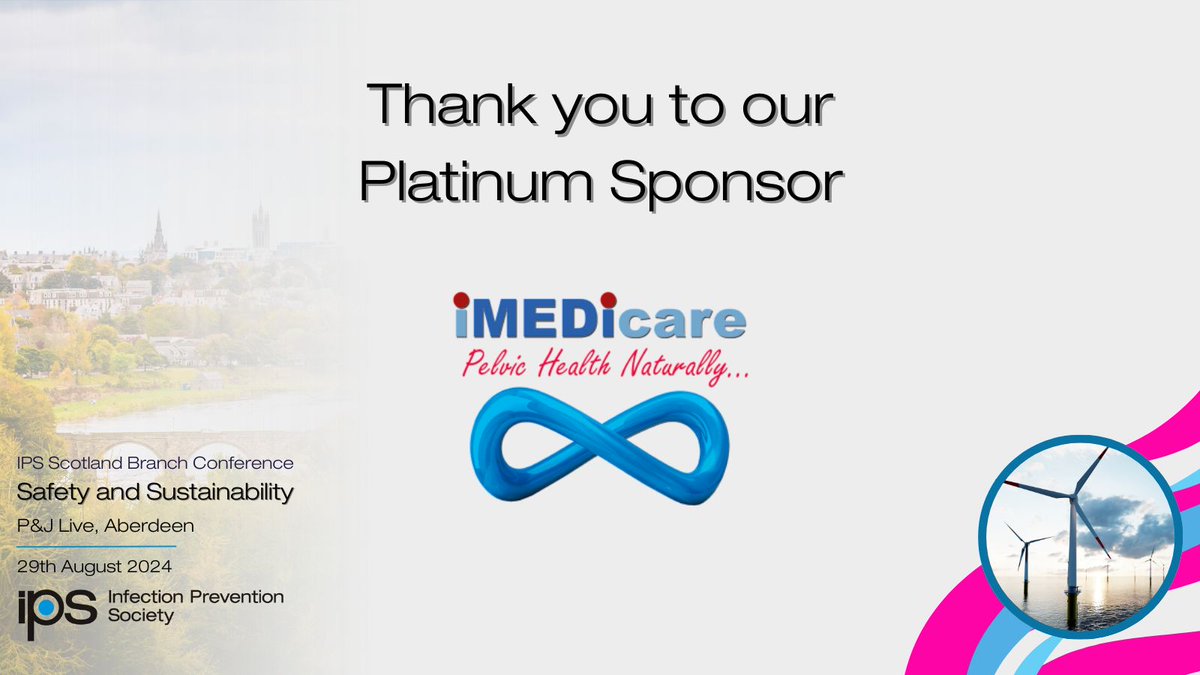 IPS_Infection's tweet photo. Thank you to our Platinum Sponsor for IPS Scotland Branch Conference, @iMEDicareUK!
There is still time to register for this informative one-day conference taking place at P&J Live, Aberdeen ➡️ https://t.co/6UnhiiYJLy
#IPSEvent #IPSScotland24 https://t.co/CkEXB2B92l