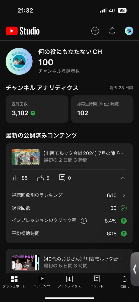 nan_yaku_CH's tweet photo. な、な、なんと！

応援して下さっている皆様のおかげで
YouTubeチャンネル登録者数『100人』を
突破する事が出来ました🎊

我々がYouTubeを始める時に立てた目標が
チャンネル登録者数『100人』でした！

これからも日々皆様に楽しんで頂ける動画投稿をして参ります🙇🏻

わぉっ！101人目も増えてる😊 https://t.co/SILk80GiKd