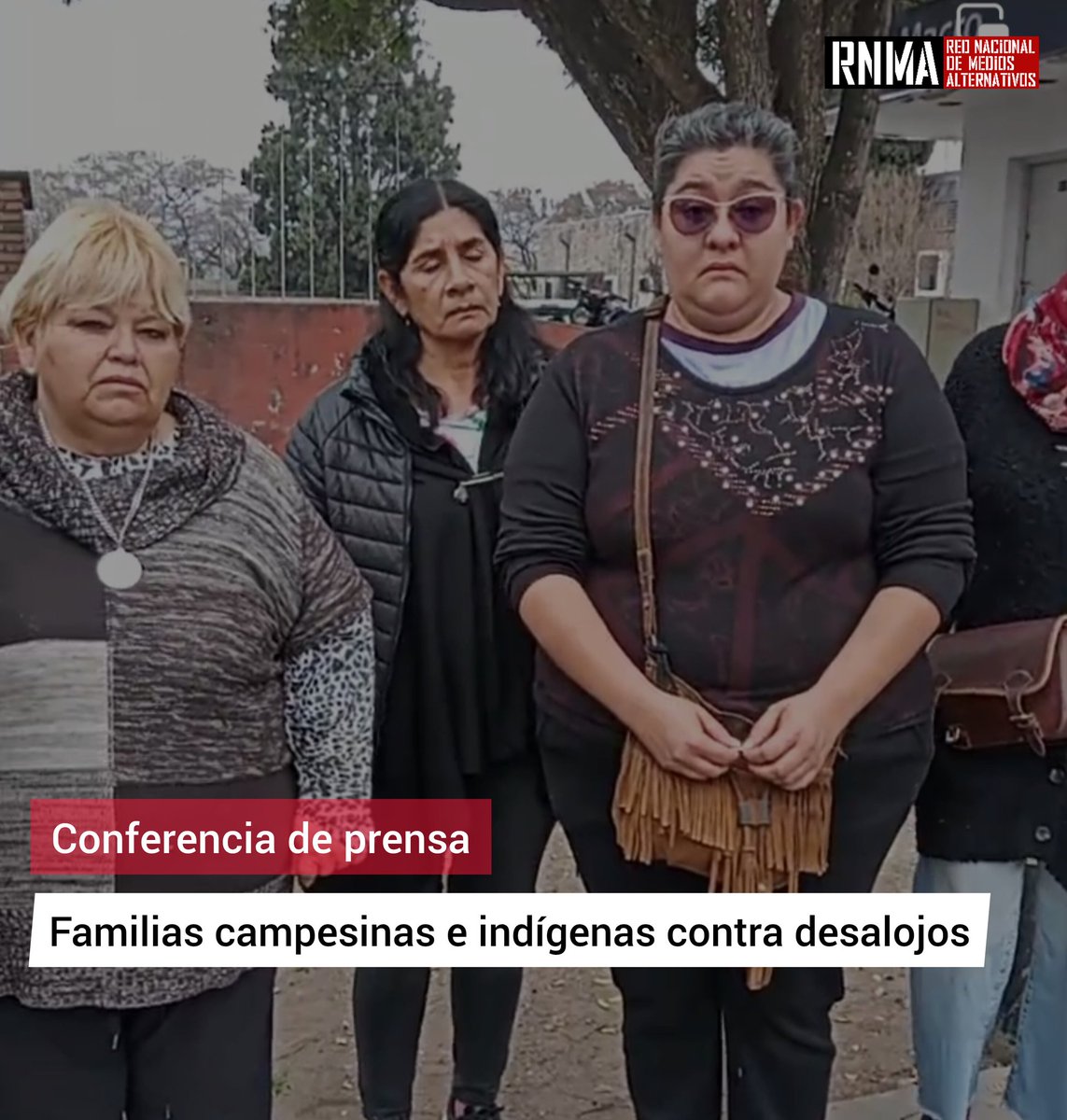 AHORA Conferencia de prensa de familias campesinas e indígenas en Jujuy afectadas por el avance de los desalojos, los desmontes y la avaricia, denunciaremos nuestras vivencias de la complicidad del poder y la (in)justicia.
Ver: facebook.com/share/v/uaaY5D…