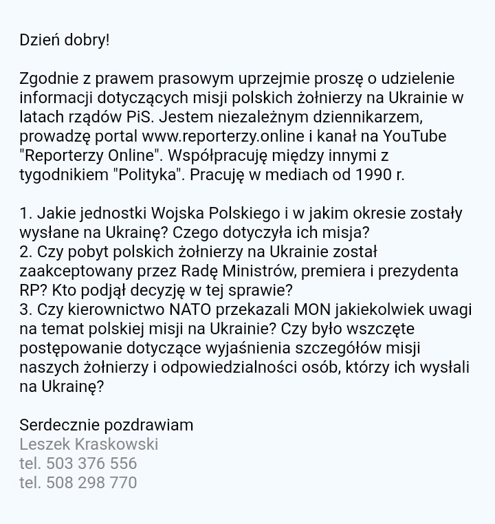 LKraskowski's tweet photo. Bardzo jestem ciekaw, co odpowie #MON. Obstawiam odpowiedź: #Macierewicz? Nie znamy takiego. Nigdy nikt taki u nas nie pracował. #Misiewicz? A tak. To zupełnie co innego. Jakie były balety! :-) #ReporterzyOnline @Minister_Prawdy https://t.co/GDBRHVz3hT