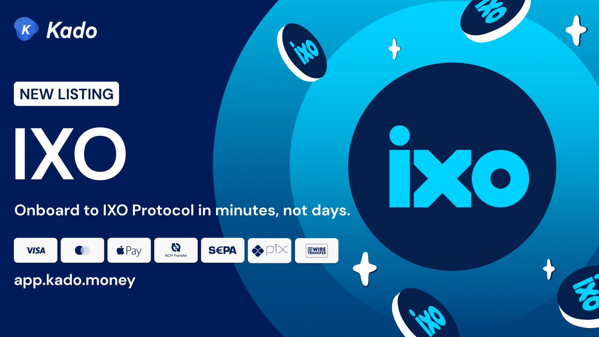 Our integration with <a href="/ixoworld/">IXO World 🦋</a> is live 🦋

Now you can seamlessly purchase $IXO directly into your IXO wallet!

Take care of the green that matters to you 🌱🥑💸