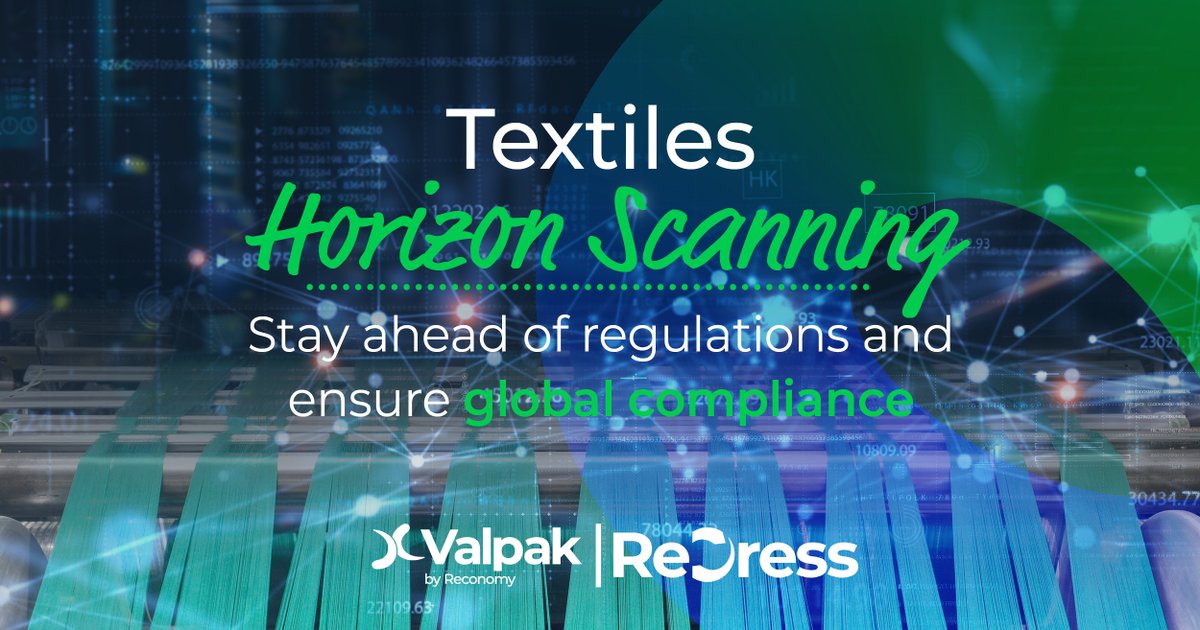 Staying informed on EPR regulations is imperative. Our Textiles Horizon Scanning service provides access to our in-depth knowledge and expertise🔗 okt.to/Uv0FDV

This service is a vital component of Reconomy's #ReDress 👗 initiative. Learn more okt.to/cyeXVR