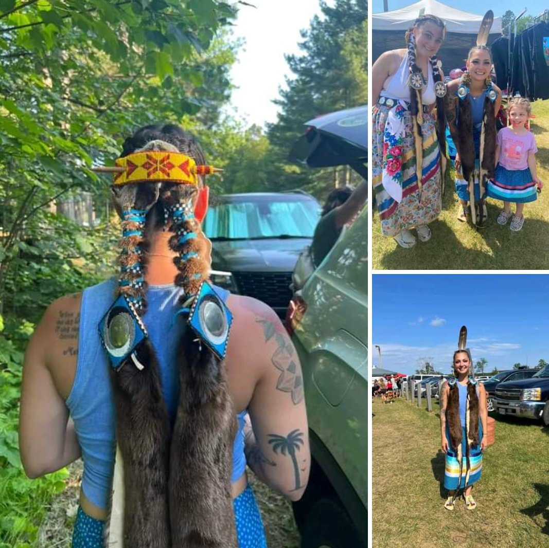 Fon du lack powwow yesterday in Minnesota. 
Were of the Choctaw nation 🫶🏽