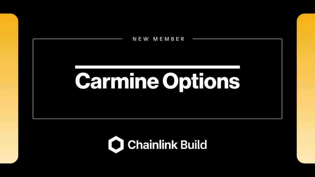 CarmineOptions's tweet photo. We’re excited to share a significant milestone in our journey at Carmine Options. Today, we’re proud to announce joining the @chainlink  BUILD program, a collaboration that marks a new chapter in our mission to bring advanced risk management tools to the DeFi space.

At Carmine Options, our focus has always been on safeguarding crypto investments. Whether it’s hedging against impermanent loss, protecting against price drops, or monitoring risks in lending protocols, we’ve built solutions designed to help users navigate the often unpredictable world of decentralized finance.

Joining the Chainlink BUILD program is not just a massive step—it’s an alignment of visions. 

With Chainlink’s industry-leading oracle services, we’re set to enhance the reliability and security of our platform, ensuring that our users can trust the data that powers their strategies. It enables us to accelerate our roadmap, bringing more innovative products to market, faster!

A crucial part of this collaboration is our plan to leverage Chainlink CCIP (Cross-Chain Interoperability Protocol). CCIP will play a pivotal role in facilitating cross-chain liquidity management and seamless asset transfers, enabling us to bridge liquidity from multiple blockchains. 

This is a massive step that will significantly enhance our ability to offer diverse financial products, such as impermanent loss hedging and cross-chain asset management. By doing so, we aim to improve capital efficiency and user experience across various ecosystems.

For those new to Carmine Options, our platform is all about empowering users to manage and mitigate risks. By combining our unique offerings with the robust infrastructure that Chainlink provides, we’re making strides towards a safer, more resilient DeFi ecosystem.

We invite the @chainlink community and beyond to explore what we’re building at Carmine Options. This is just the beginning, and we’re thrilled to have you with us on this journey. 

Thank you for your continued support, and stay tuned for more updates as we grow and evolve with the strength of Chainlink behind us.