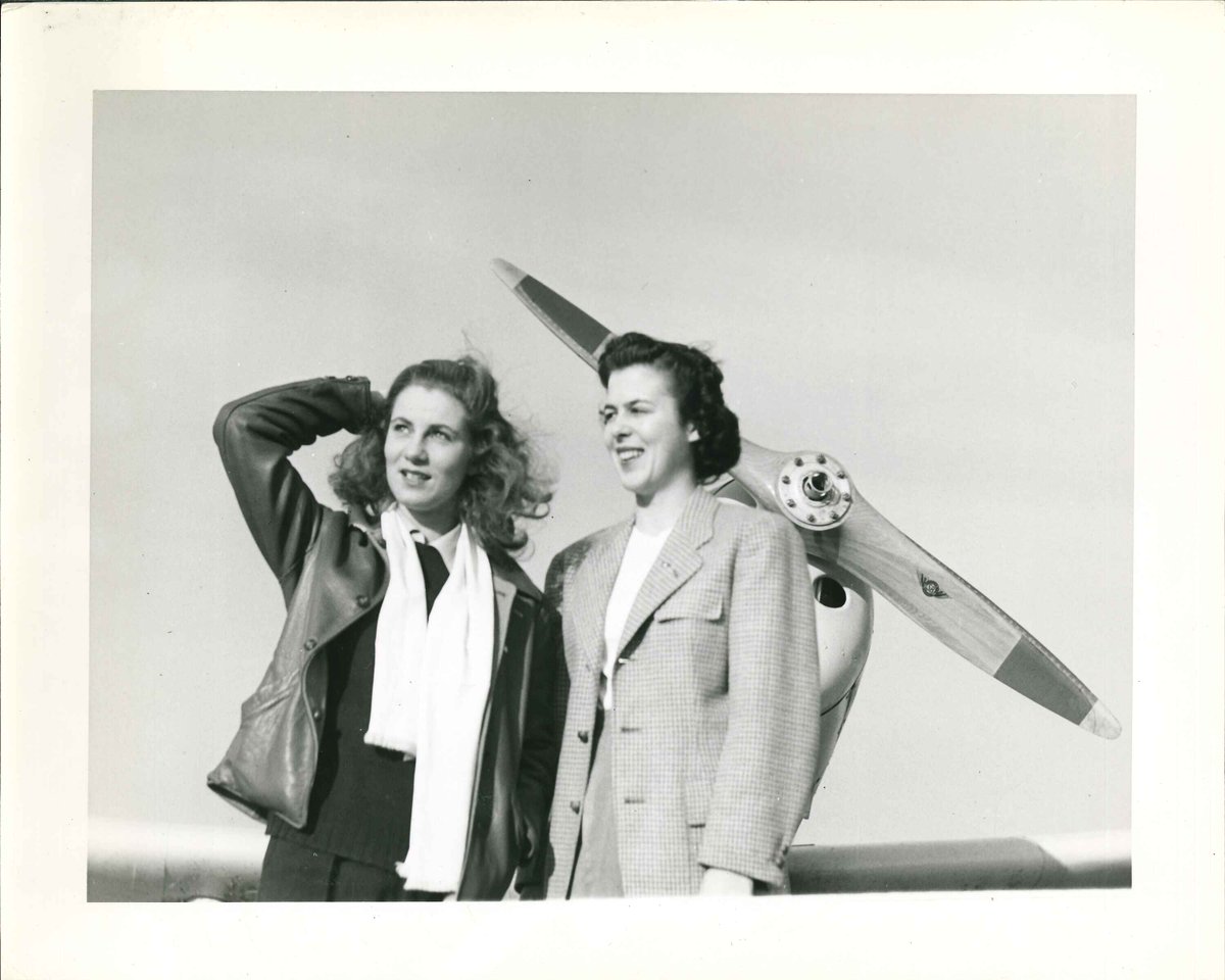 stephenscollege's tweet photo. Happy #NationalAviationDay! βοΈ Did you know: in 1944, #StephensCollege introduced the first aviation program for women.π #StephensProud https://t.co/SZ5Sw2IIpj