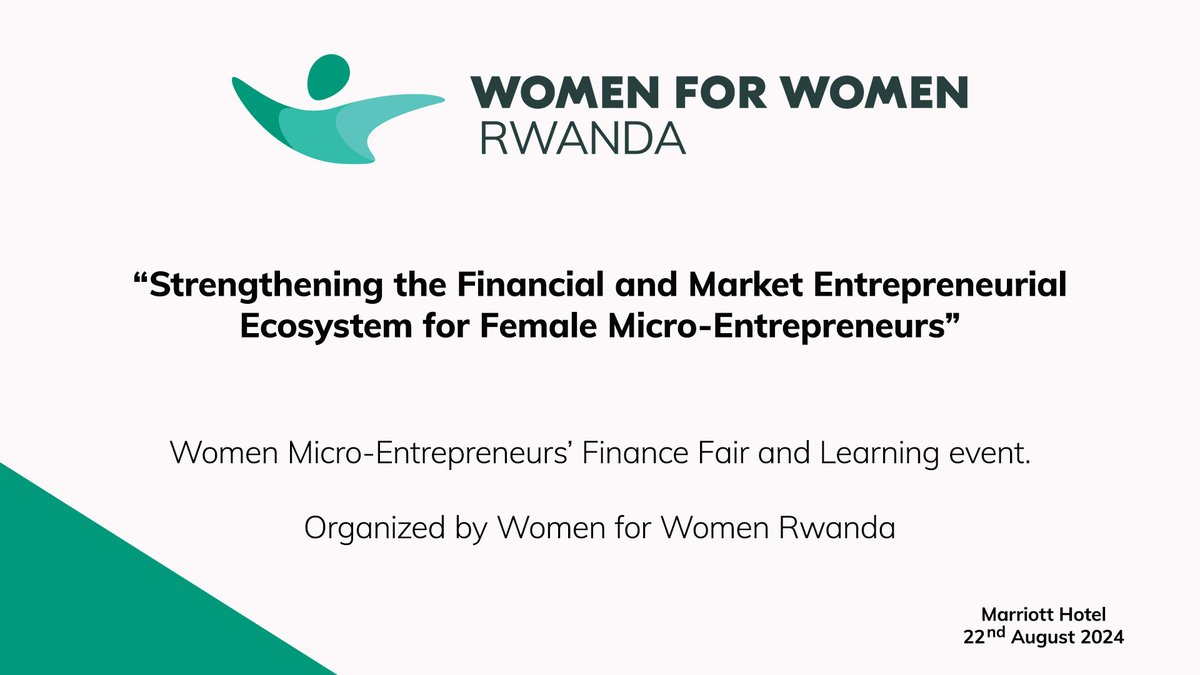 WfWRwanda's tweet image. Our Third Annual Finance Fair &amp;amp; Learning Event is on Thursday, the 22nd! This year, we’re leveling up! Not only will experience the dynamic Finance Fair, but we’re also diving into powerful insights from our three-year journey, featuring stories from 1,440 inspiring entrepreneurs