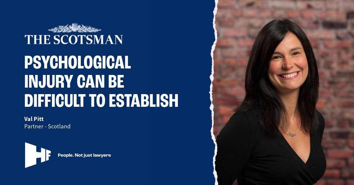 HF (@hf_legalclaims) on Twitter photo In .<a href="/TheScotsman/">The Scotsman</a> , Val Pitt, explores the challenges in proving claims for psychological injury.
Read the full article here: bit.ly/4dLPvJP
#LegalInsights #PsychologicalInjury In .<a href="/TheScotsman/">The Scotsman</a> , Val Pitt, explores the challenges in proving claims for psychological injury.
Read the full article here: bit.ly/4dLPvJP
#LegalInsights #PsychologicalInjury