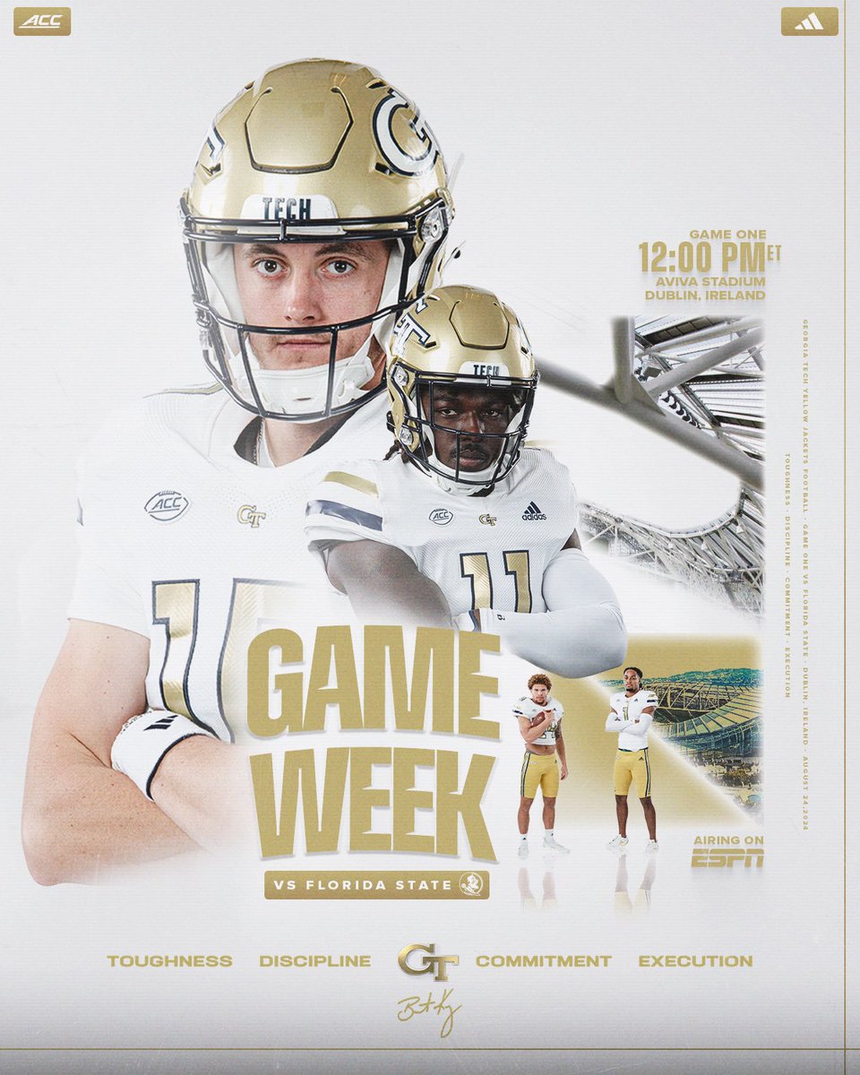For the first time in 2024…IT’S GAME WEEK! 🇮🇪

#StingEm🐝