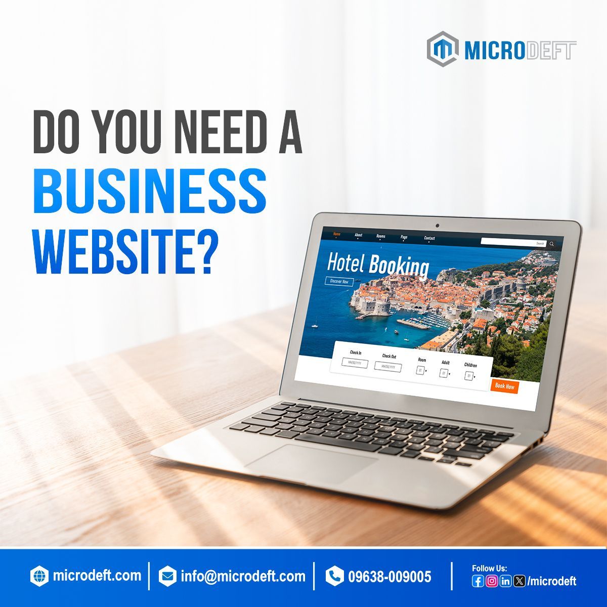 microdeft's tweet image. Do you need a business website.
#webdevelopment #appdevelopment #digitalmarketing #microdeft