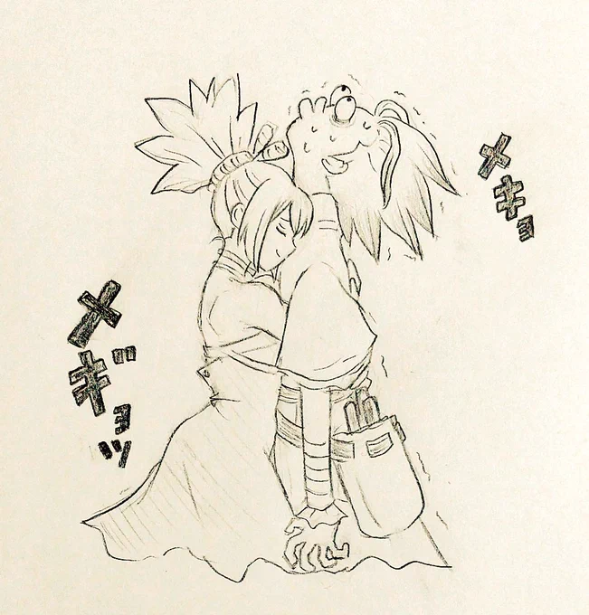 頂上決戦何回見ても最高です…感想絵は描きたいのが時間かかりそうなので次の話ネタでおやせか。(n番煎じの千コハだとは思いますがアクスタ風にしてみました) #dcst #千コハ 