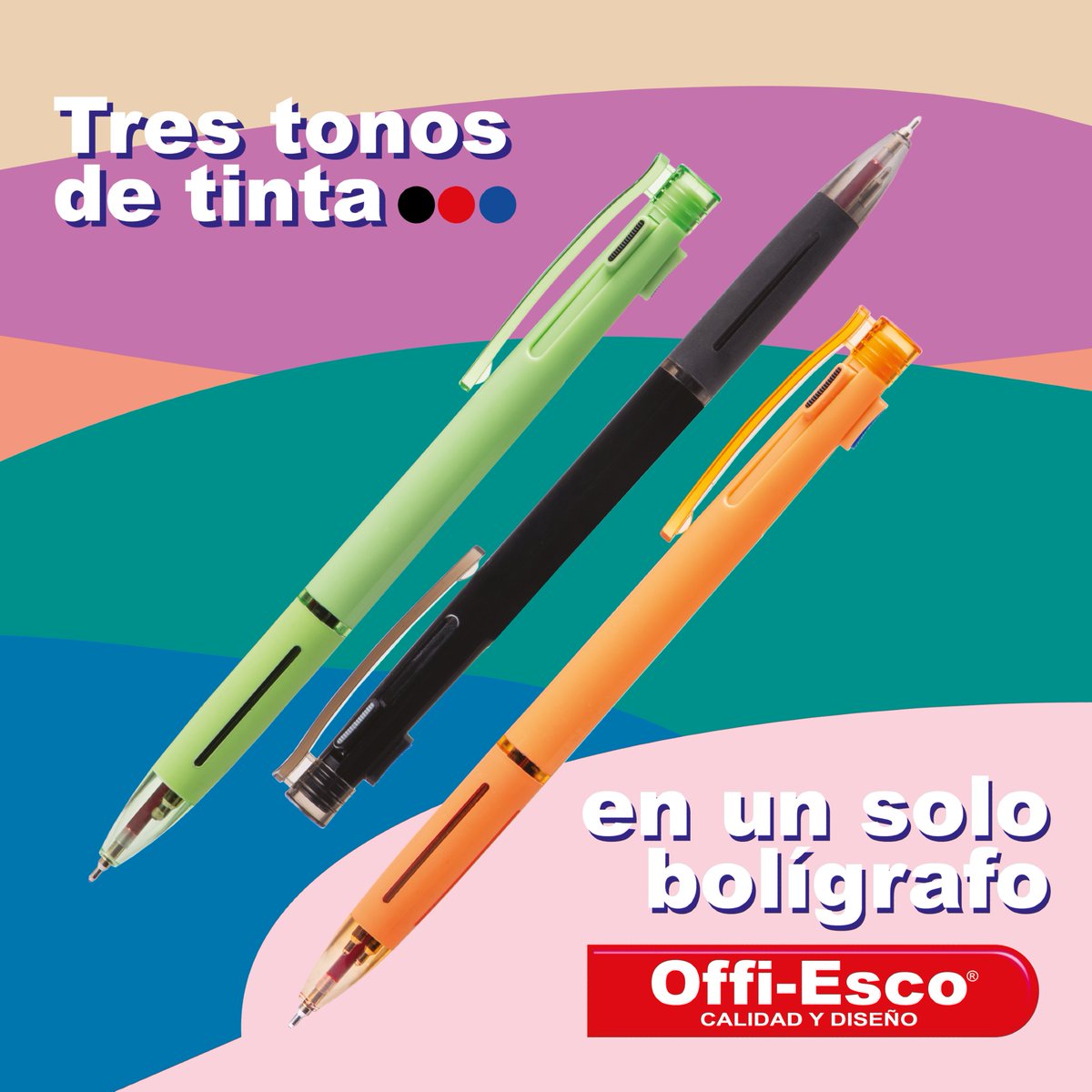 OffiEsco's tweet image. Escribir nunca fue tan cómodo. 🖊️ Con el bolígrafo semi gel 0.7 de tres minas Offi-Esco, disfruta un diseño exclusivo, un cuerpo más delgado que reduce la fatiga y un agarre en goma. ¡El aliado perfecto para largas jornadas! #OffiEsco #Innovación #OE015F