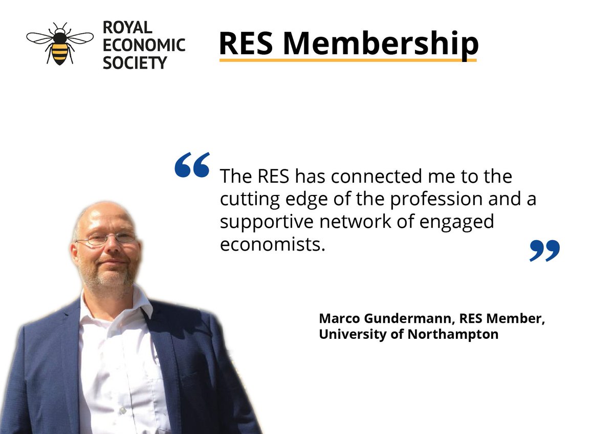RoyalEconSoc's tweet image. 🙌The #RESmembers are vital to the #RESStrategy and our future, which is why we try to give quality benefits that will aid our members. Read what our member @GundermannMarco has to say!

Become a member👉bit.ly/4e0kgvH

#RESMembership #EconTwitter