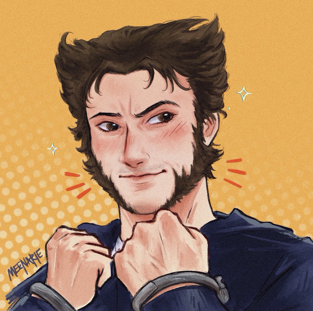เหมียว ~ 
•
•
(รีโพสใหม่ สีพื้นหลังใหม่)
#wolverine #DeadpoolAndWolverine #poolverine #deadclaws #loganhowlett