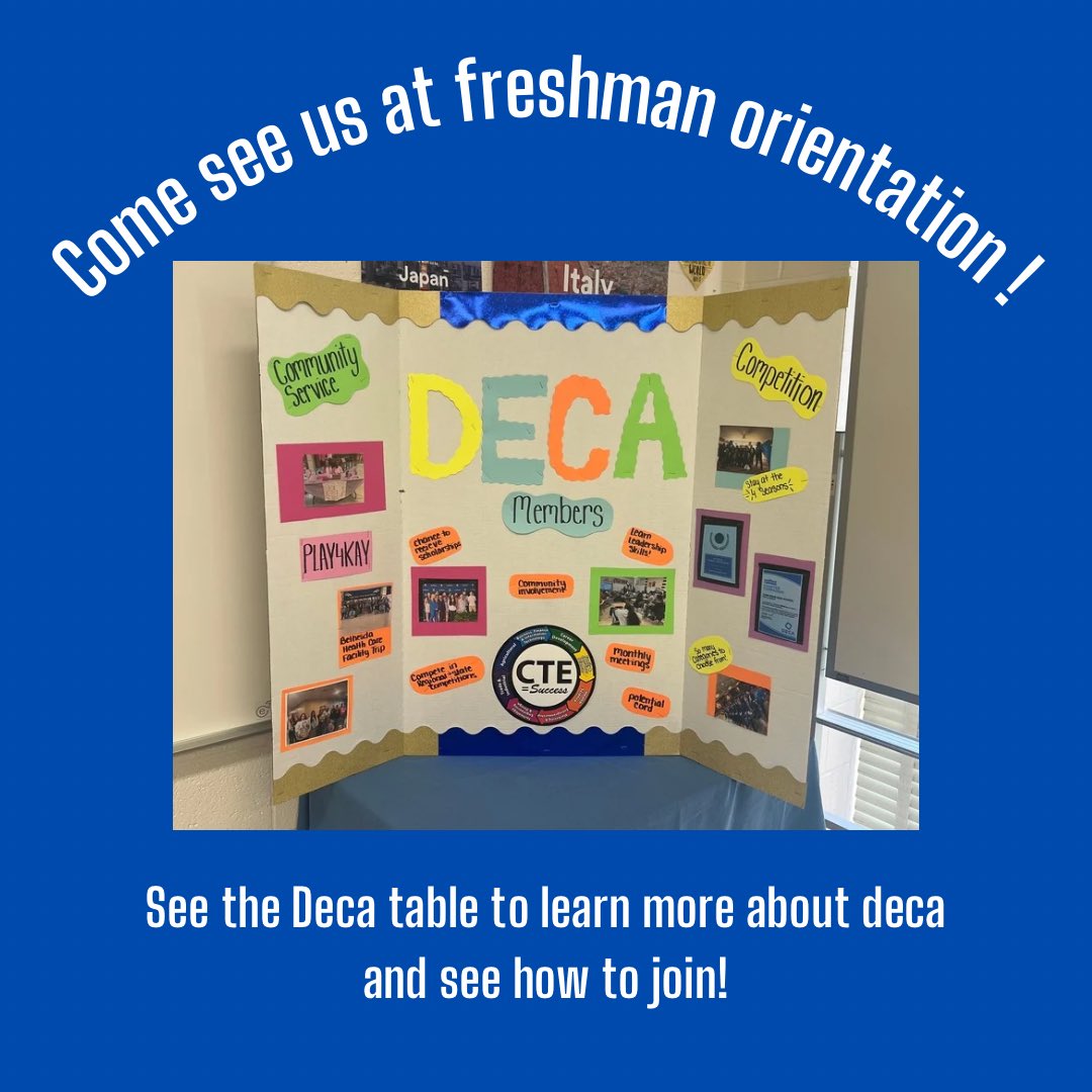 Excited to welcome the Class of 2028 to our DECA family!