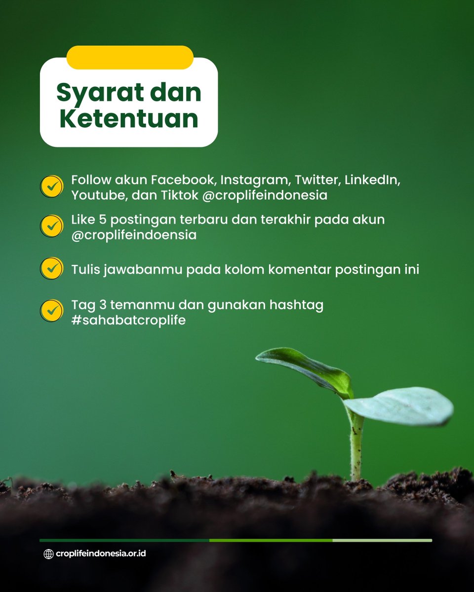 CropLife Indonesia tweet media