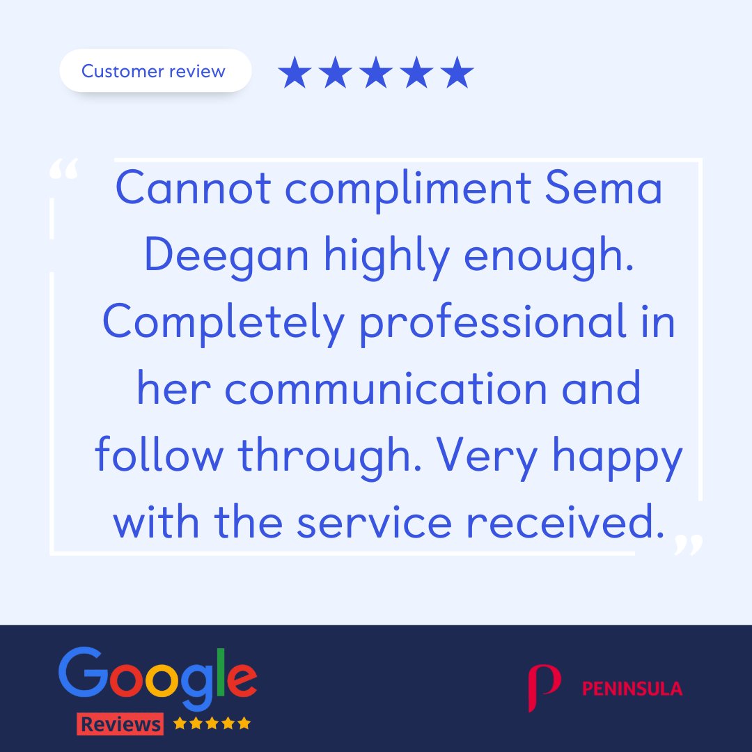 Delighted to receive such a fantastic review from one of our clients! 🎉

It makes all the hard work worth it when we see gratitude like this for our dedication to service!

#hrireland #peninsulaireland