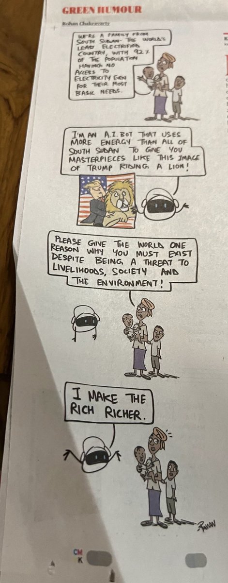 Usually, Rohan Chakraborty’s cartoons in the ⁦<a href="/the_hindu/">The Hindu</a>⁩ are quite enjoyable and insightful. This one, I am afraid, is idiotic and distasteful.