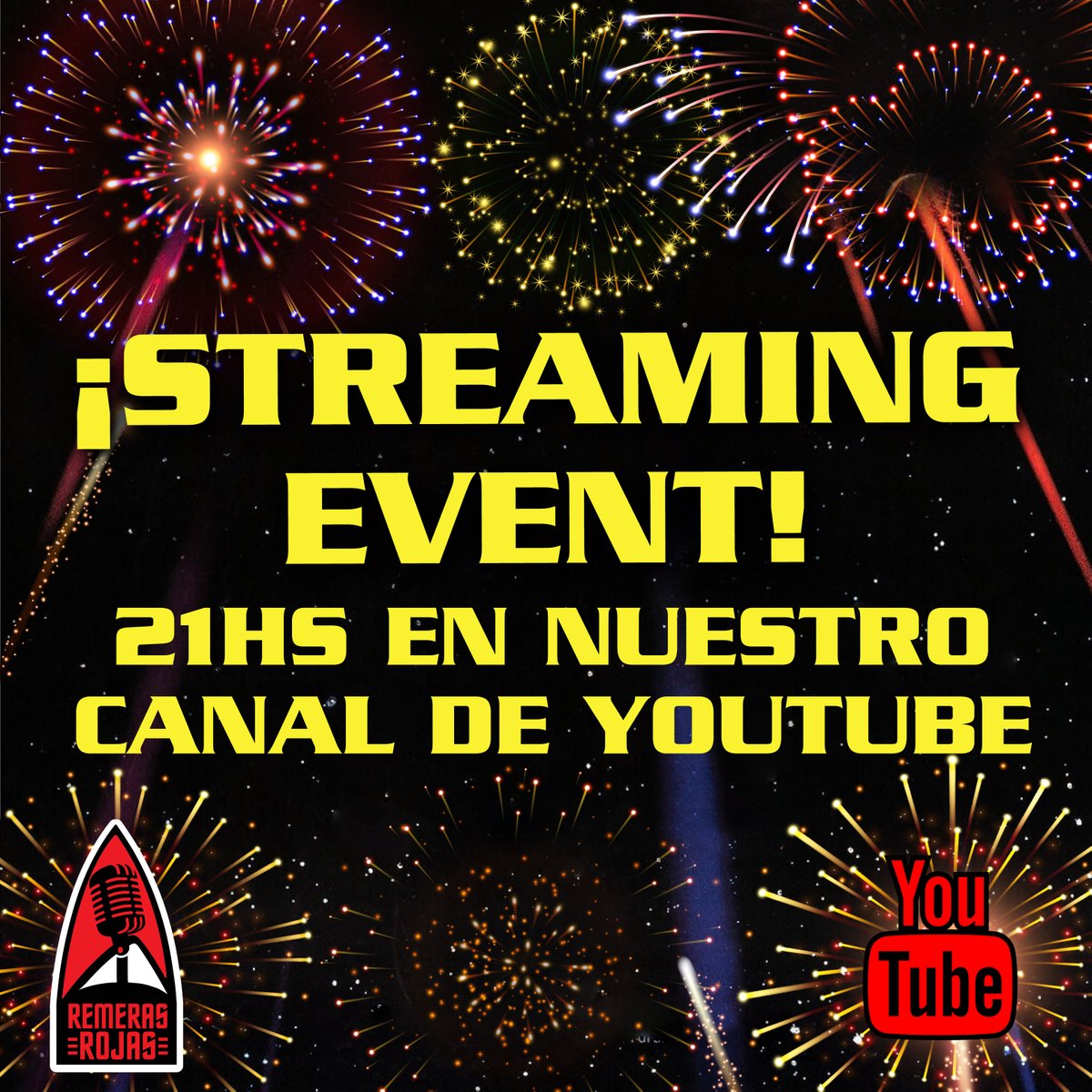 RemerasRojas's tweet photo. ¡Llegó el día! 🥳
Los #RemerasRojas nos sumamos a grandes como #GeneRoddenberry #JonathanFrakes y #DianaMuldaur 🖖
¡Hoy #StarTrek está de fiesta!
Participá de este #StreamingEvent a las 21hs (-3GMT) acá 👇
https://t.co/vd6nJ6v9av
#PalpitandoEl19 https://t.co/YUzdtHMm7e