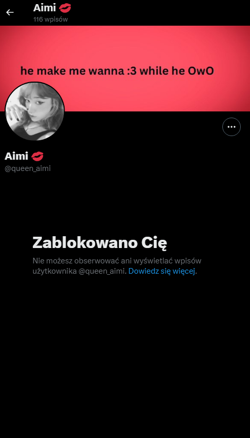 KAPPYS7's tweet photo. tiktokhead mnie zablokował 😭 https://t.co/QLYByCXvoG
