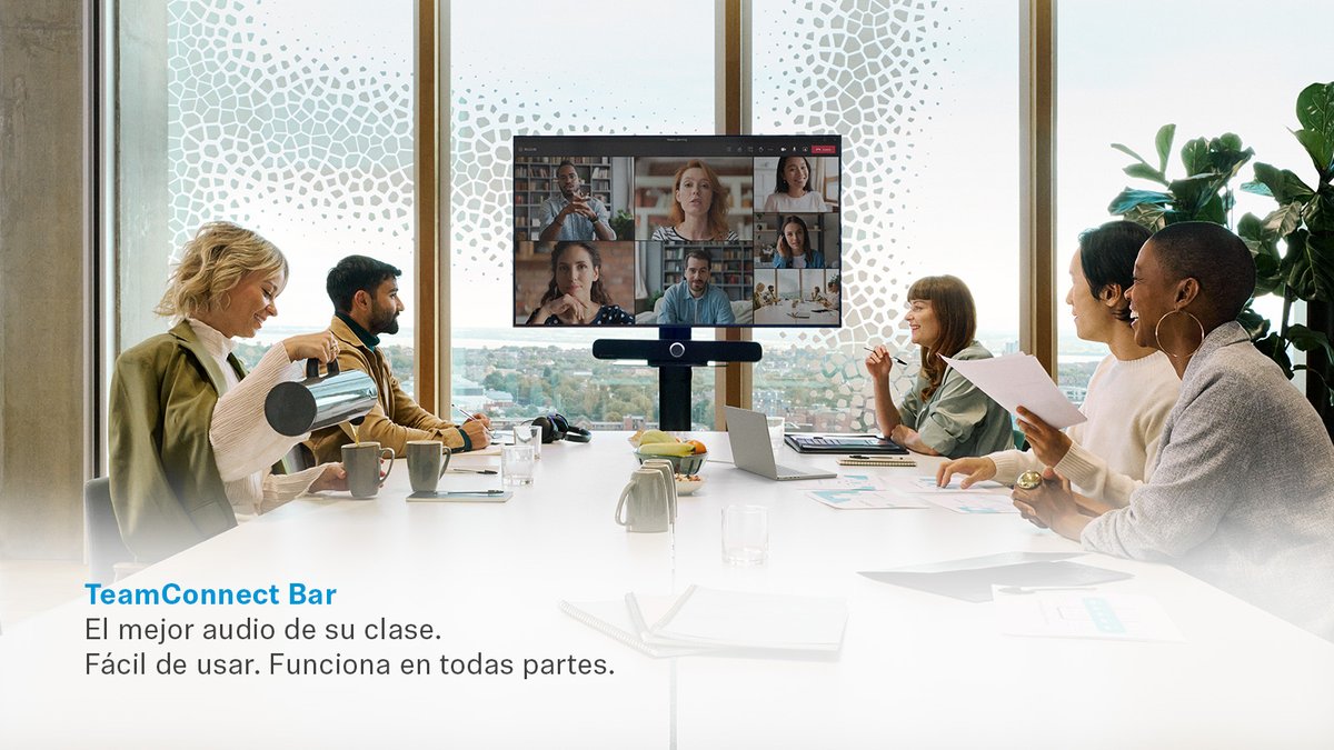 Transforma tus reuniones remotas con TeamConnect Bar, el dispositivo todo en uno con cámara Ultra HD 4K, micrófonos y altavoces estéreo de rango completo, para una inteligibilidad superior y precisa.

#TCB #Meetings #SennheiserLATAM #videollamadas