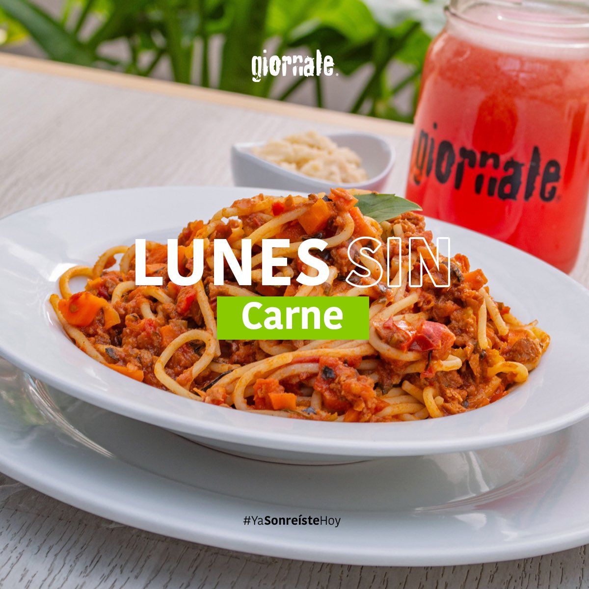 Este #LunesSinCarne elige Better Bolognesa, una opción saludable y sabrosa para alimentarte; acompañada con queso de almendra para un toque extra de sabor. 
¡En Giornale hacemos de tus lunes sin carne una experiencia única y deliciosa!

#YaSonreísteHoy

#lunessincarne #sincarne