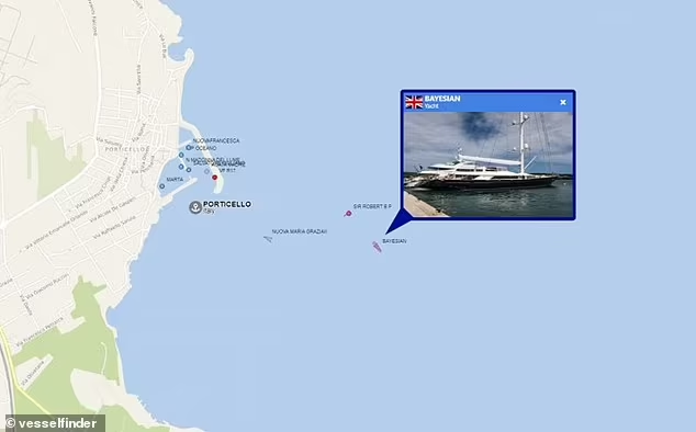 RaphySantiag's tweet photo. British tech entrepreneur Mike Lynch is among six people missing after his luxury superyacht Bayesian sank off the coast of Sicily during a violent storm early Monday morning. 
The incident occurred when the 56-meter vessel was struck by a freak waterspout near Porticello, east of Palermo.
Lynch's wife, Angela Bacares, was among the 15 people rescued from the yacht. 
The Italian Coast Guard reported that the Bayesian had a total of 22 people on board - 12 passengers and 10 crew members - when it encountered the severe weather conditions.
Tragically, divers have recovered one body, believed to be that of the ship's chef, at a depth of about 50 meters (164 feet) near the wreckage. 
Search and rescue operations are ongoing for the remaining five missing individuals, with police divers attempting to reach the hull of the ship resting on the seabed.
https://t.co/AG7fZvLv75