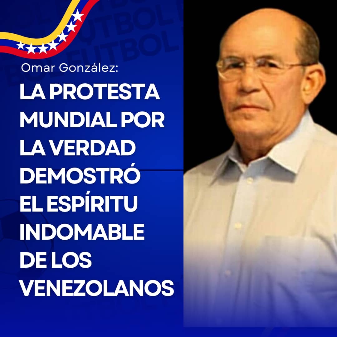 Omar González: La protesta mundial por la verdad demostró el espíritu indomable de los venezolanos dlvr.it/TC5tmj