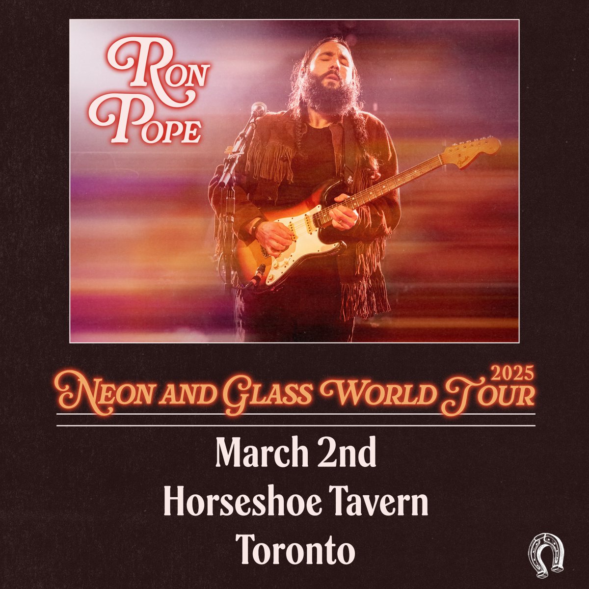 💥JUST ANNOUNCED💥 Nashville based Americana singer-songwriter @ronpopemusic will be coming to the Horseshoe Tavern on March 2nd with @andreavonkampen!

🎟🎟🎟 Tickets on sale this Friday at 10am!