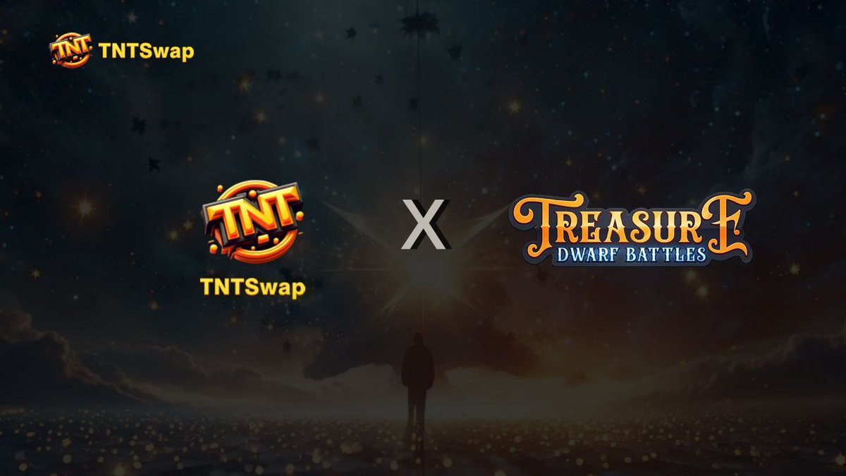 TNTSwap &amp; Treasure Dwarf Battles Collaboration!

To celebrate 🥂 we are giving:
🔸 3 exclusive in-game dwarf characters .
🔸 All participants will secure +100 Diggy Points for future rewards!

📌 Tasks:
• Follow <a href="/DwarfBattles/">Treasure Dwarf Battles</a>  
• Follow <a href="/tntswap_io/">TNTSwap</a> 
• Like &amp; RT this tweet