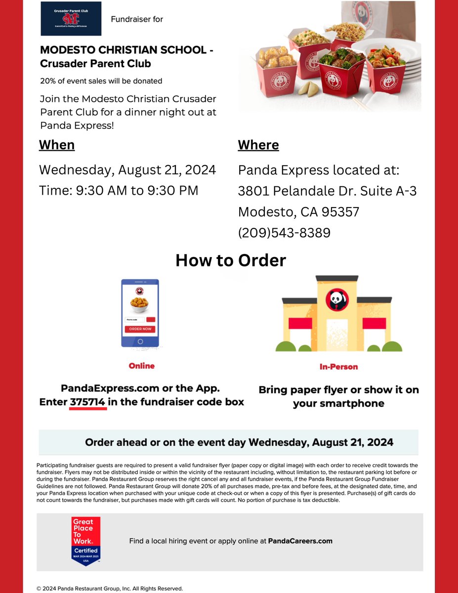 Modesto Christian School tweet media