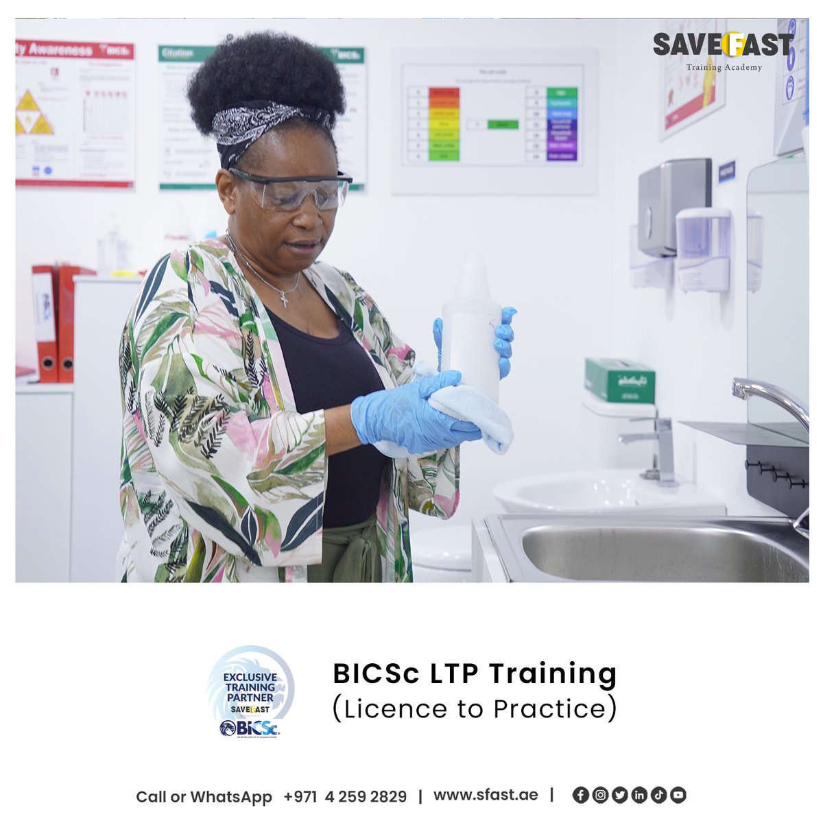save_fast's tweet image. Congratulations to the participants who successfully completed their BICSc Licence to Practice (LTP) training at SaveFast Dubai! 
Your dedication to excellence in cleaning standards is truly inspiring.

sfast.ae  
+971 4 259 2829

#BICSc #CleaningCourse #Dubai