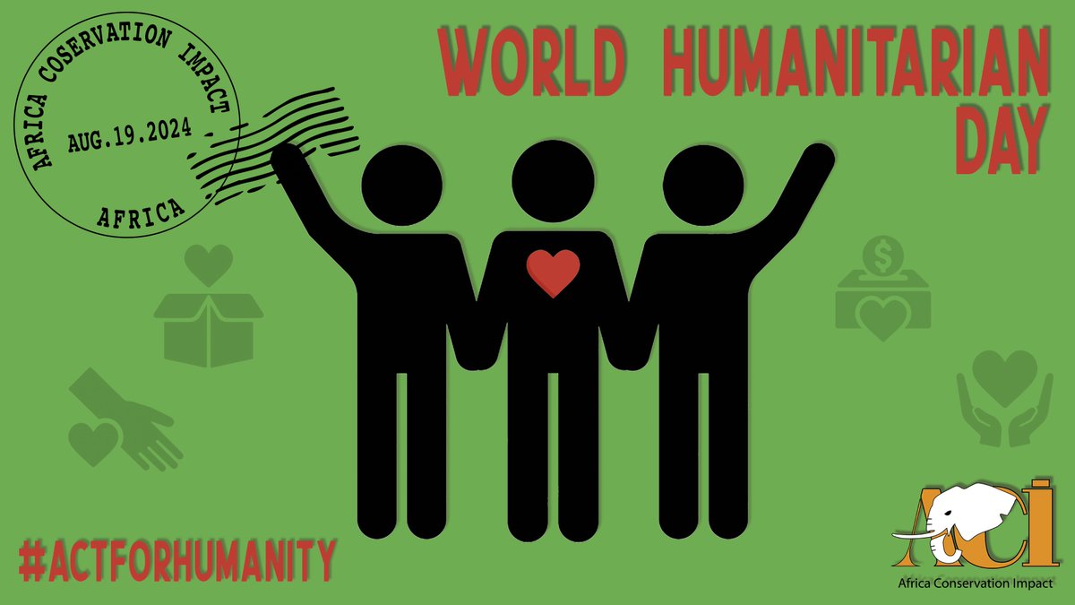 ACI_IMPACT's tweet photo. World Humanitarian Day is observed on August 19th to honor and remember humanitarian workers who have lost their lives in service. These individuals work tirelessly to save and protect lives, provide basic necessities, and bring hope to communities in need around the world. https://t.co/0IcpNmhpXm