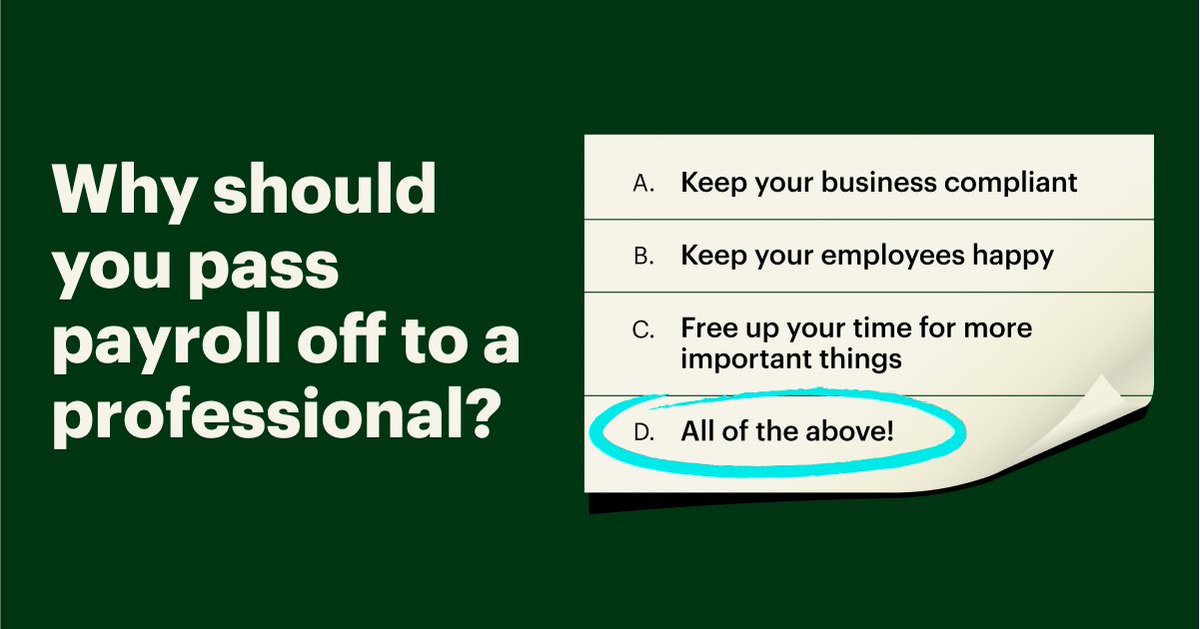 Pass payroll responsibilities off to a professional today! Explore payroll plans 👉 blockadvisors.us/payroll