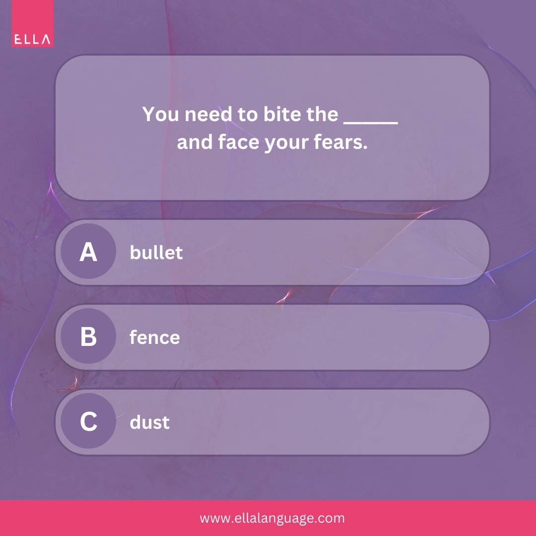 EllaLanguage's tweet image. #LearnEnglish #Englishquiz #idioms