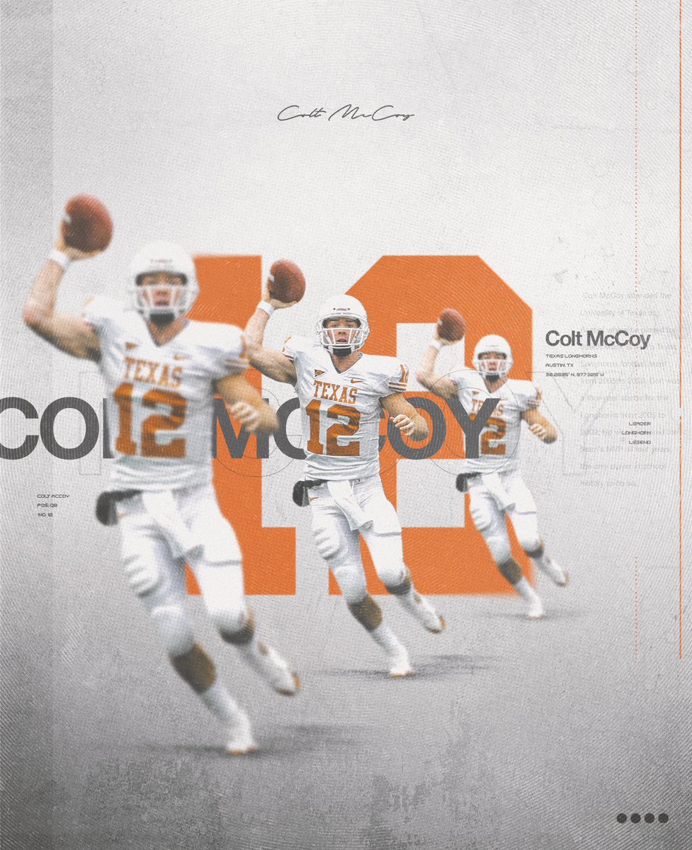 Texas Football (@texasfootball) on Twitter photo A true Longhorn Legend.
Congrats on a great career and enjoy your retirement <a href="/ColtMcCoy/">Colt McCoy</a> 🤘 A true Longhorn Legend.
Congrats on a great career and enjoy your retirement <a href="/ColtMcCoy/">Colt McCoy</a> 🤘