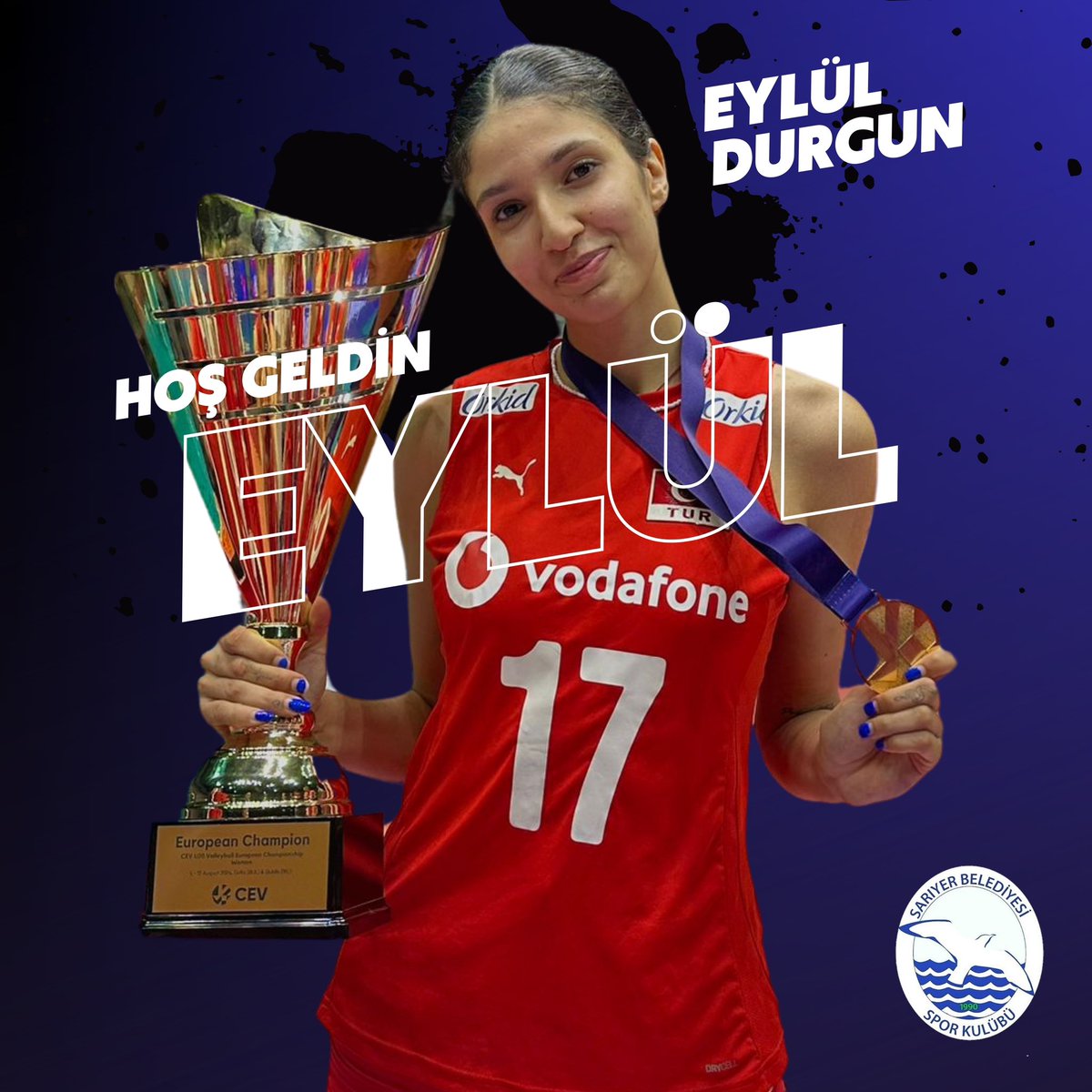 🏐 Hoş Geldin Eylül Durgun! 🏐

Şampiyon U20 Milli Takımımızın yıldız oyuncusu Eylül Durgun, artık bizimle! 🌟💪 Sarıyer ailesine katıldığın için çok mutluyuz. Yeni sezonda birlikte büyük başarılara imza atacağız! 🎉

#HoşGeldinEylülDurgun #BoğazınSultanları #U20MilliTakım