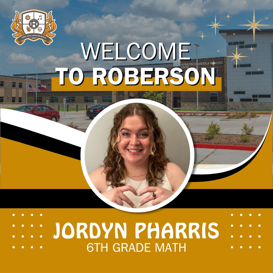 Thrilled to welcome Ms. Pharris, our new 6th-grade math teacher! As an RMS alum, she's back where it all began, and we’re so excited to have her on the team! 🎉📚 #WelcomeBack