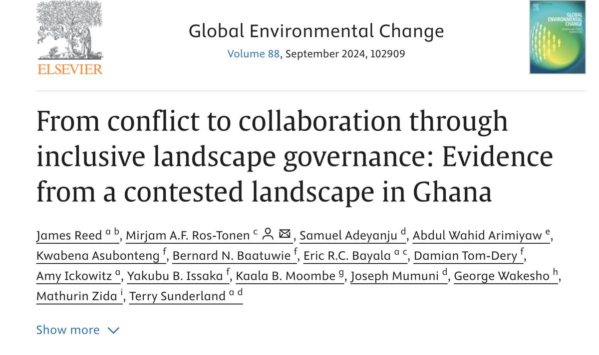 Sunderland Lab (@sunderland_lab) on Twitter photo #NowReading📚 the latest paper from the <a href="/CIFOR_ICRAF/">CIFOR-ICRAF</a> COLANDS initiative. We report on a multi-stakeholder negotiation process to develop a theory of change in northern #Ghana.
Read here: sciencedirect.com/science/articl…
<a href="/UBCForestry/">@forestry.ubc.ca on Bluesky</a> <a href="/Colandscaped/">Coland</a> #NowReading📚 the latest paper from the <a href="/CIFOR_ICRAF/">CIFOR-ICRAF</a> COLANDS initiative. We report on a multi-stakeholder negotiation process to develop a theory of change in northern #Ghana.
Read here: sciencedirect.com/science/articl…
<a href="/UBCForestry/">@forestry.ubc.ca on Bluesky</a> <a href="/Colandscaped/">Coland</a>