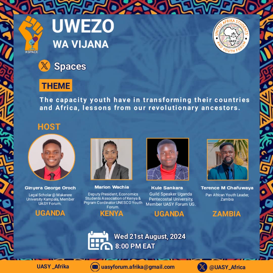 United Afrika Students' & Youth Forum. tweet media